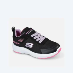 Skechers Dynamic Tread Vanntett Black Lavender JR