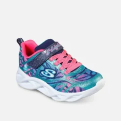 Skechers Girls Twisty Brights - Dazzle Flash Turqouis
