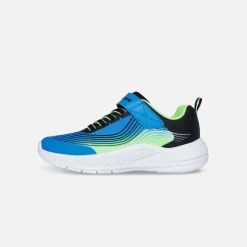 Skechers Microspec Advance Blue/Lime Kids