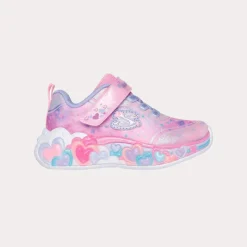 Skechers S. Blinkesko Heart Lights Light Pink Bo