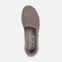 Skechers Seager Believe It Slip-ins Dark Taupe