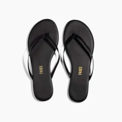 TKEES Liners Flip Flops Sable Black