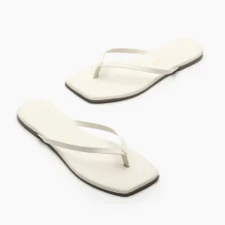 TKEES Square Toe Lily Cream