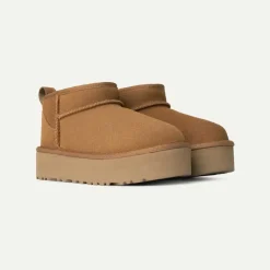 UGG Classic Ultra Mini Platform Chestnut Kids