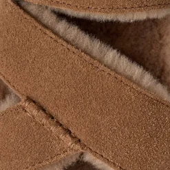 UGG Greenport Cross Strap Slide Chestnut W