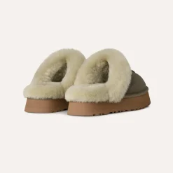 UGG Tøffel Disquette Mossgreen/Mutedbrass W