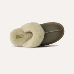 UGG Tøffel Disquette Mossgreen/Mutedbrass W