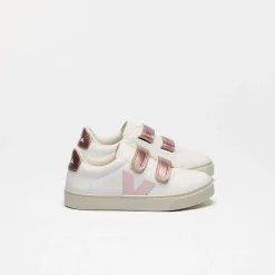 Veja Small Esplar Leather Extra-White Petale B