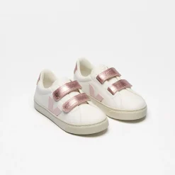 Veja Small Esplar Leather Extra-White Petale B
