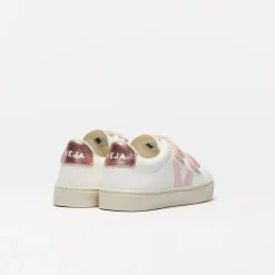 Veja Small Esplar Leather Extra-White Petale B