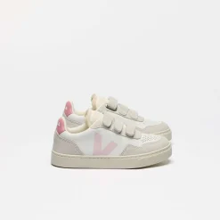 VEJA Small V-90 O.T. Leather Extra White Petale B