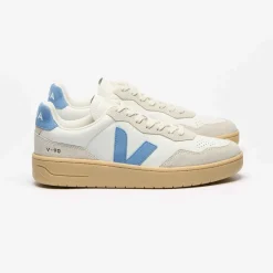 Veja V-90 Leather Extra White Aqua/Natural M