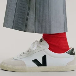 Veja Volley Canvas White/Black M