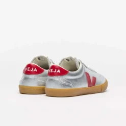 Veja Volley Leather Silver Pepper W