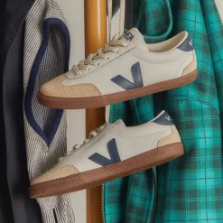 Veja Volley O.T Leather White Nautico Bark M