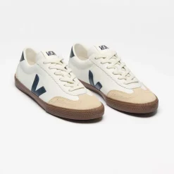 Veja Volley O.T Leather White Nautico Bark M